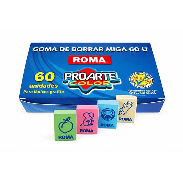 GOMA BORRAR MIGA PROARTE X60 UNDS