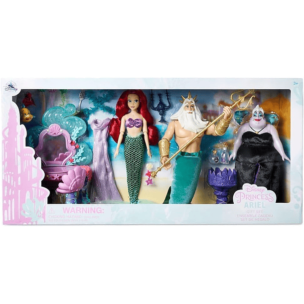 DISNEY STORE PLAYSET LA SIRENITA ORIGINAL 1