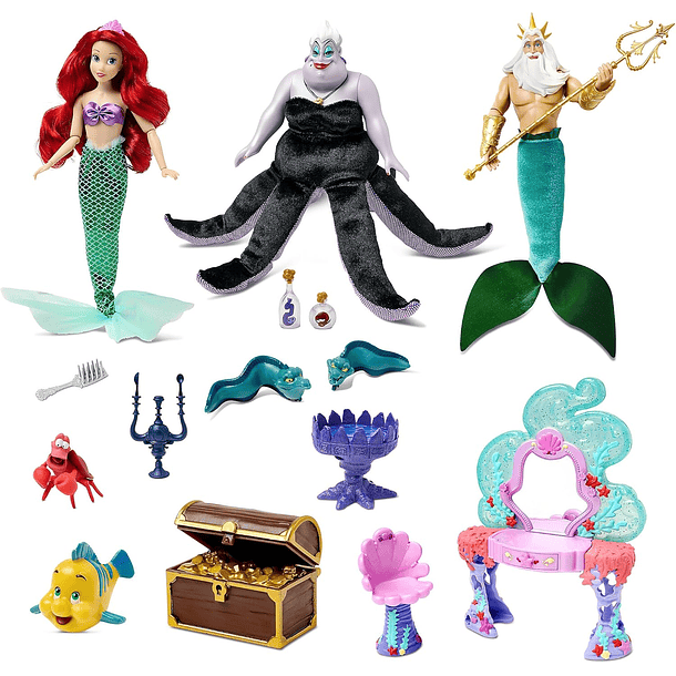 DISNEY STORE PLAYSET LA SIRENITA ORIGINAL 2
