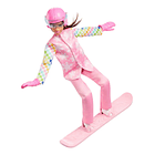 BARBIE PROFESIONES MUÑECA SET DE LUJO  SNOWBOARDER 2