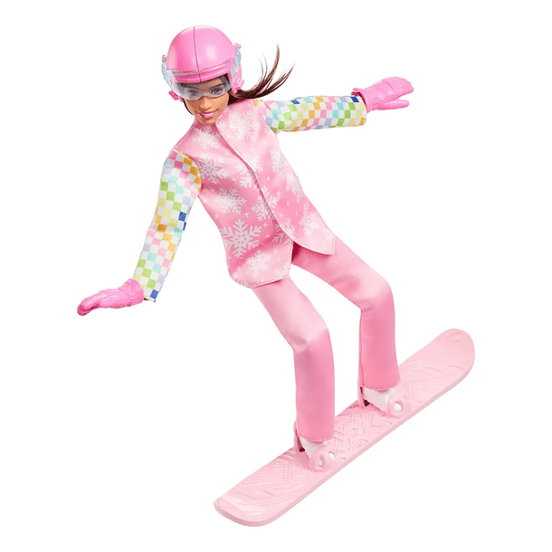 BARBIE PROFESIONES MUÑECA SET DE LUJO  SNOWBOARDER 2