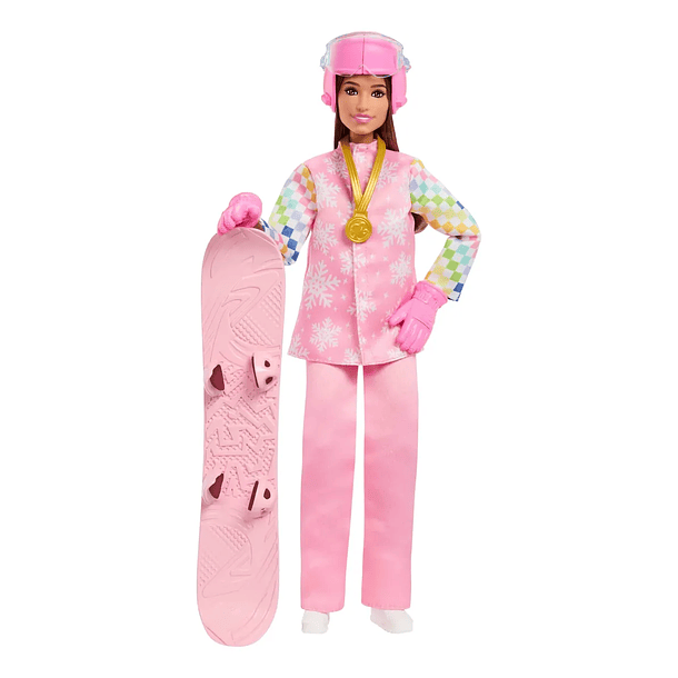 BARBIE PROFESIONES MUÑECA SET DE LUJO  SNOWBOARDER 1