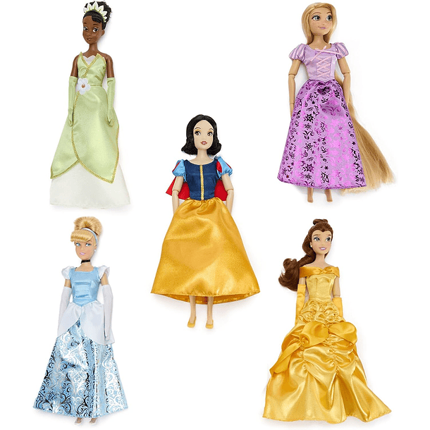 SET PRINCESAS DISNEY STORE 11 MUÑECAS CON ACCESORIOS 4
