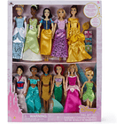 SET PRINCESAS DISNEY STORE 11 MUÑECAS CON ACCESORIOS 1
