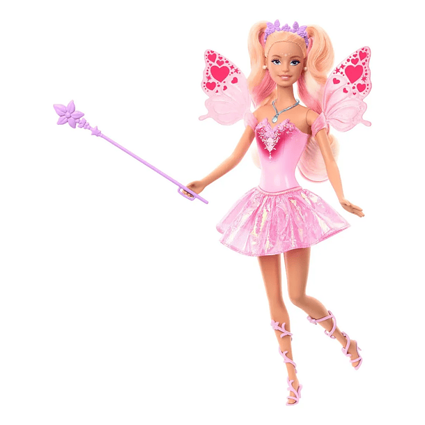 BARBIE HADA COLOR CHANGE CON ALAS Y ACCESORIOS 1