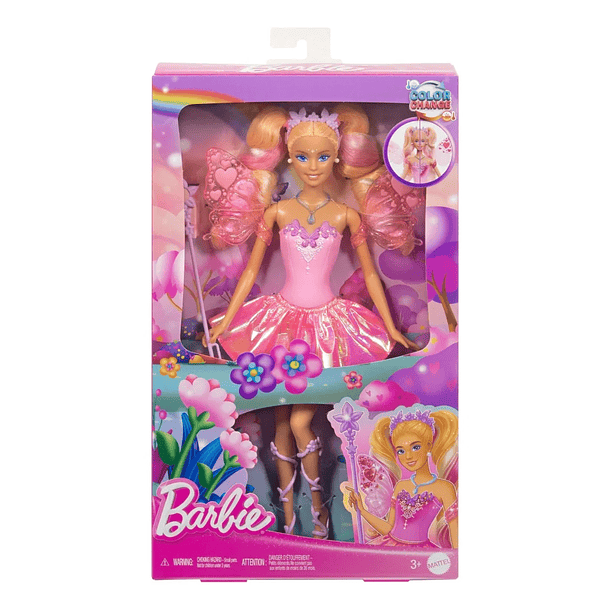 BARBIE HADA COLOR CHANGE CON ALAS Y ACCESORIOS 2