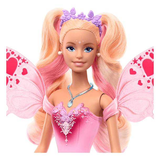 BARBIE HADA COLOR CHANGE CON ALAS Y ACCESORIOS 6
