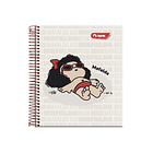 CUADERNO BOOK MAFALDA 7MM TORRE 150 HOJAS  2