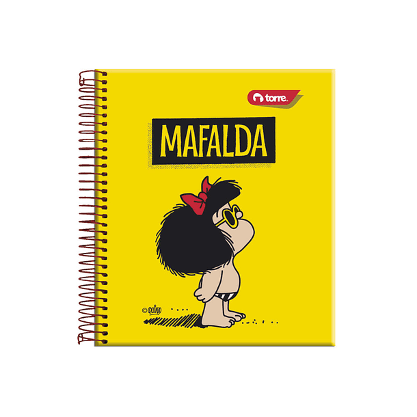 CUADERNO BOOK MAFALDA 7MM TORRE 150 HOJAS  4