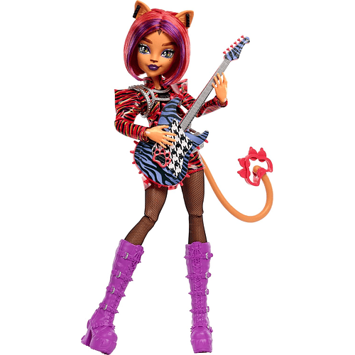 MUÑECA MONSTER HIGH TORALEI ROCK CON GUITARRA