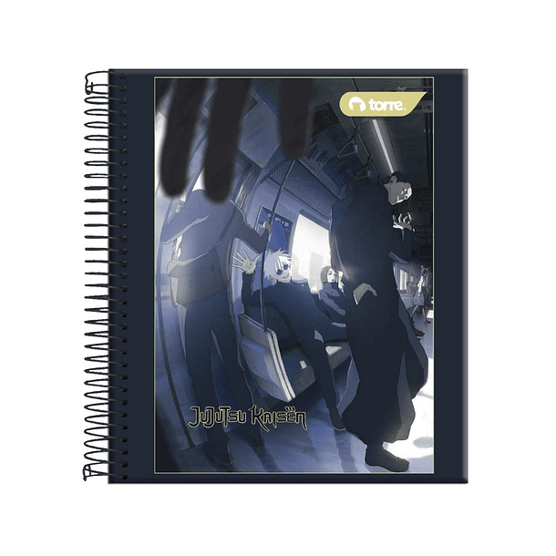 CUADERNO JUJUTSU KAISEN TORRE 7MM 150 HOJAS  2