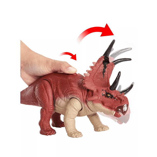 JURASSIC WORLD DIABLOCERATOPS RUGIDO SALVAJE HLP16 3