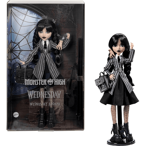 MONSTER HIGH WEDNESDAY ADDAMS NEVERMORE MATTEL