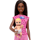 BARBIE DOCTORA DE BEBÉS MORENA MUÑECA Y ACCESORIOS 2