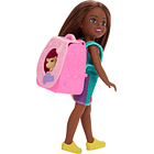 BARBIE CHELSEA MOCHILA GATITO SET MASCOTA MATTEL 5