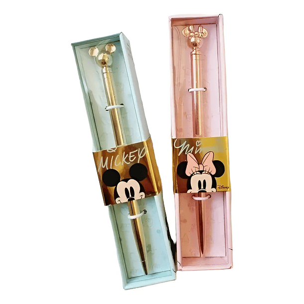 BOLIGRAFO METALICO MOOVING MICKEY & MINNIE 3