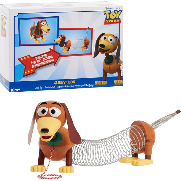 PERRO SLINKY TOY STORY JUST PLAY ARRASTRE 1