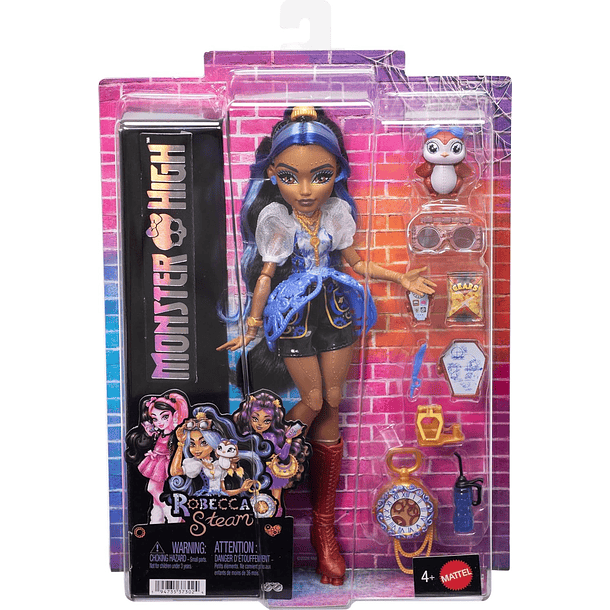 Muñeca Robecca Steam Monster High con accesorios 5