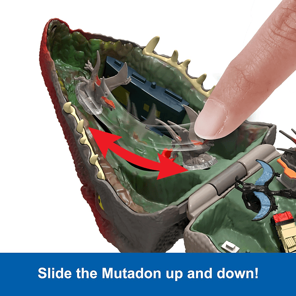 PLAYSET JURASSIC WORLD MUTADÓN MATTEL 6