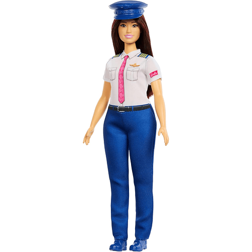 BARBIE PILOTO CAREERS CON UNIFORME Y GORRA