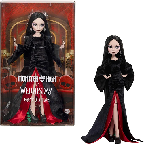 MUÑECA MORTICIA ADDAMS MONSTER HIGH WEDNESDAY