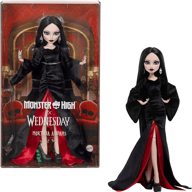 MUÑECA MORTICIA ADDAMS MONSTER HIGH WEDNESDAY 1