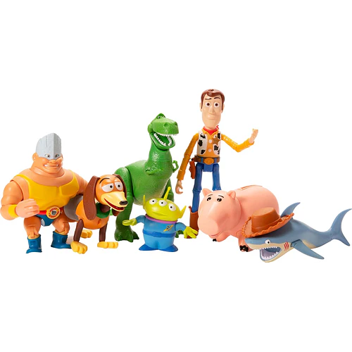 FIGURAS TOY STORY DISNEY 100 SET 7 PERSONAJES MATTEL