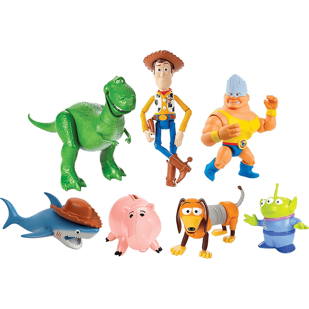 FIGURAS TOY STORY DISNEY 100 SET 7 PERSONAJES MATTEL 5