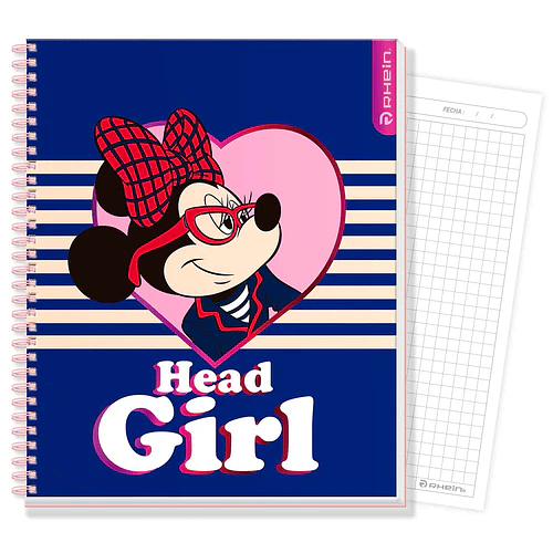 CUADERNO UNIVERSITARIO MINNIE 100H 7MM RHEIN ELECCION