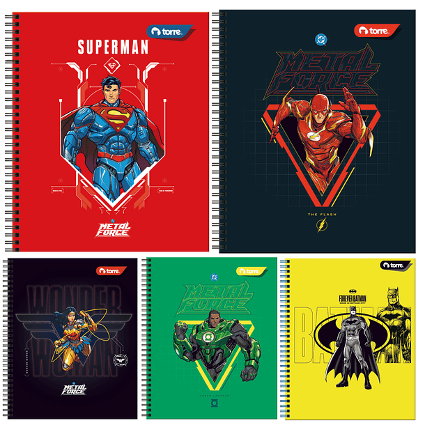 CUADERNO UNIVERSITARIO TORRE 100H 7MM DC 18