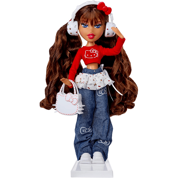 MUÑECA BRATZ X HELLO KITTY YASMIN CON ACCESORIOS 2