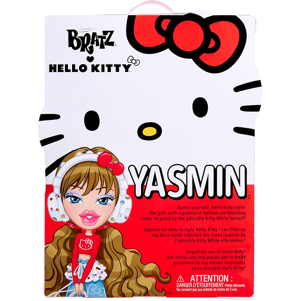 MUÑECA BRATZ X HELLO KITTY YASMIN CON ACCESORIOS 8