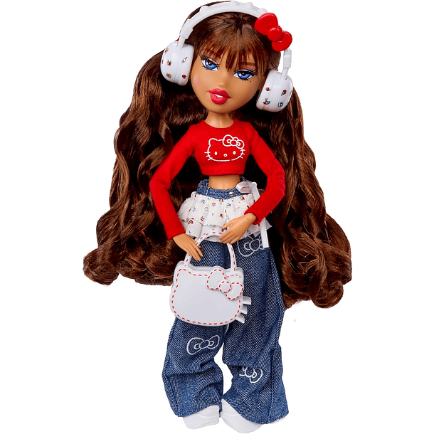 MUÑECA BRATZ X HELLO KITTY YASMIN CON ACCESORIOS 1