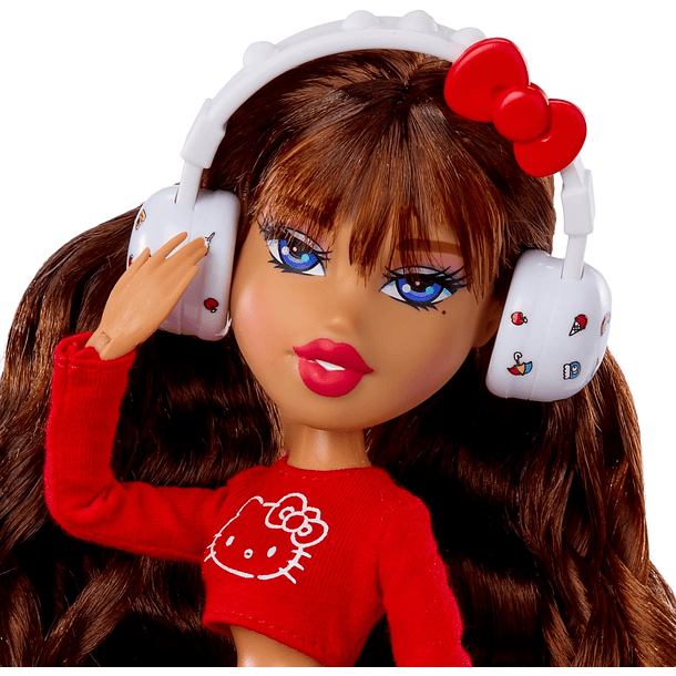 MUÑECA BRATZ X HELLO KITTY YASMIN CON ACCESORIOS 4