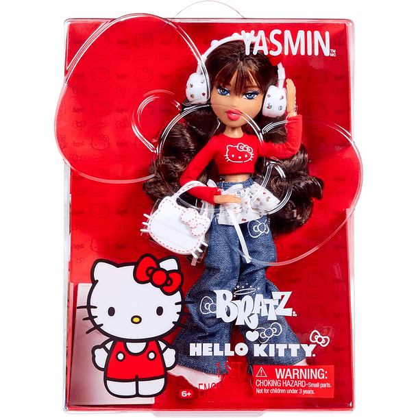 MUÑECA BRATZ X HELLO KITTY YASMIN CON ACCESORIOS 7