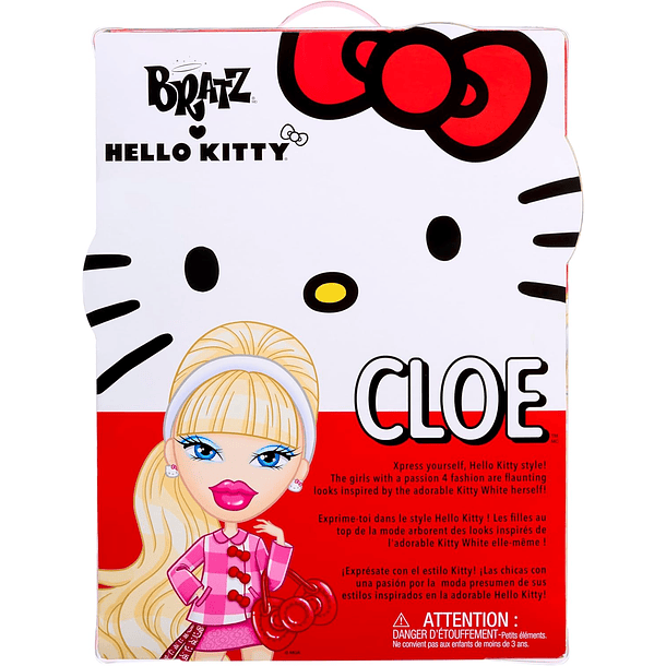 BRATZ HELLO KITTY CLOE MUÑECA CON ACCESORIOS 8