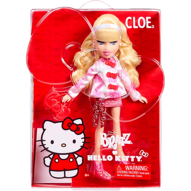 BRATZ HELLO KITTY CLOE MUÑECA CON ACCESORIOS 7