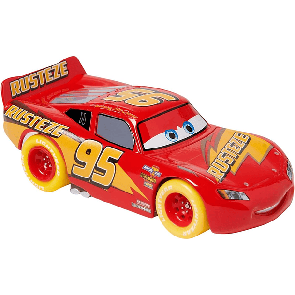 SET 3 AUTOS CARS NEON PULL-BACK DISNEY STORE OFICIAL 4