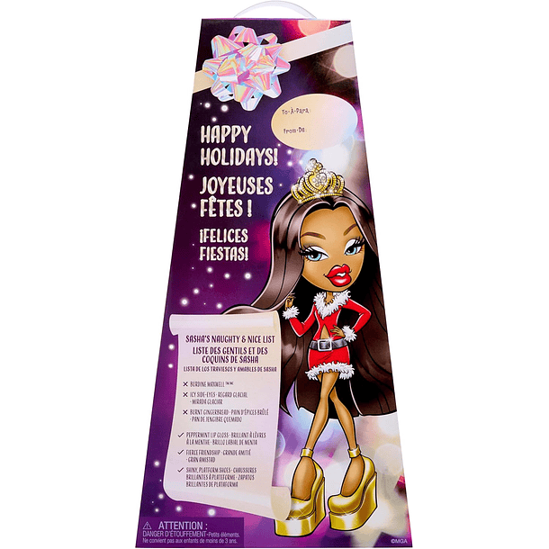 Muñeca Bratz Very Merry Sasha Navidad Original 7
