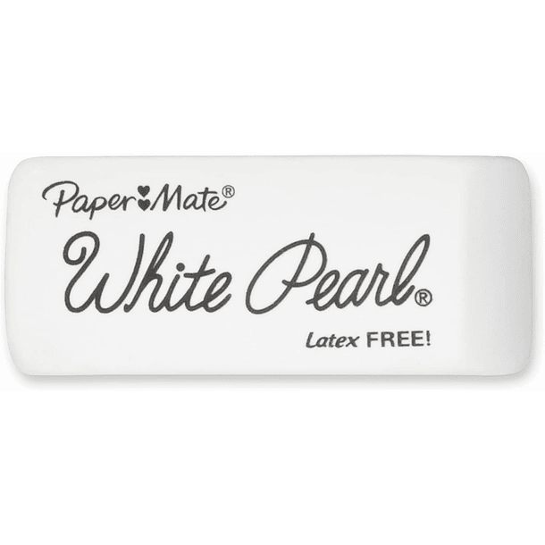 GOMA DE BORRAR PAPER MATE WHITE PEARL 3 UNIDADES 2