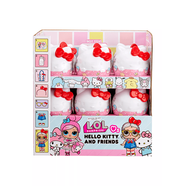 MUÑECA L.O.L. SURPRISE LOVE HELLO KITTY TOTS 9