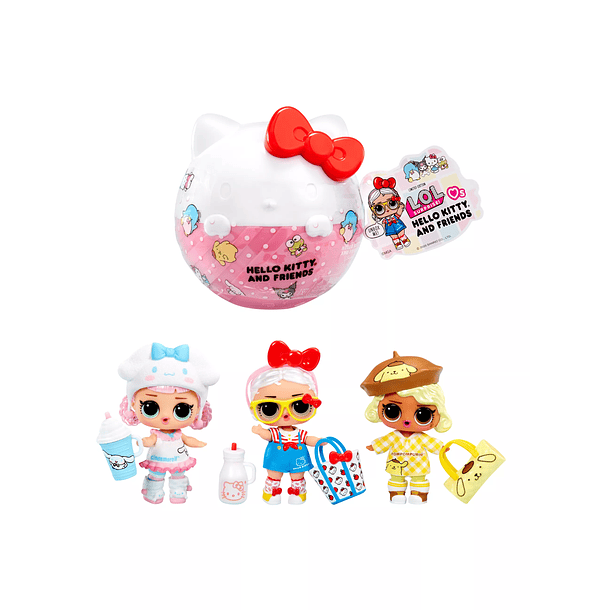 MUÑECA L.O.L. SURPRISE LOVE HELLO KITTY TOTS 8