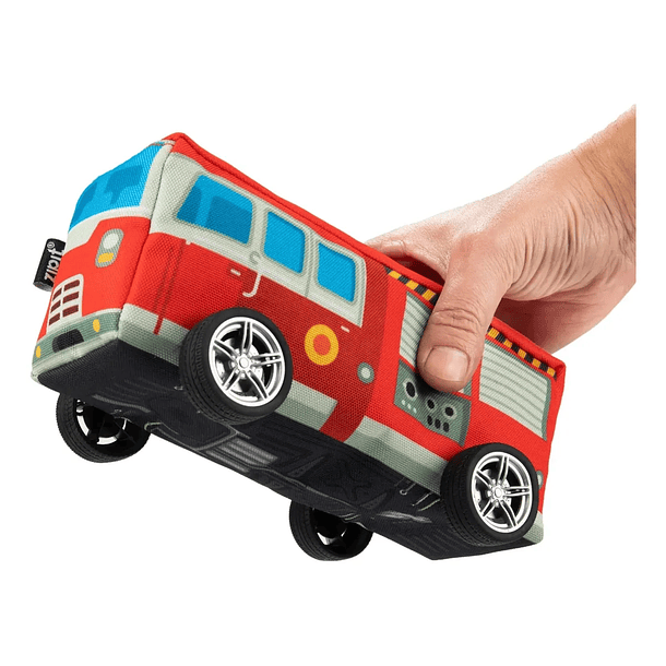 ESTUCHE CARRO DE BOMBEROS FABER CASTELL ROJO 4