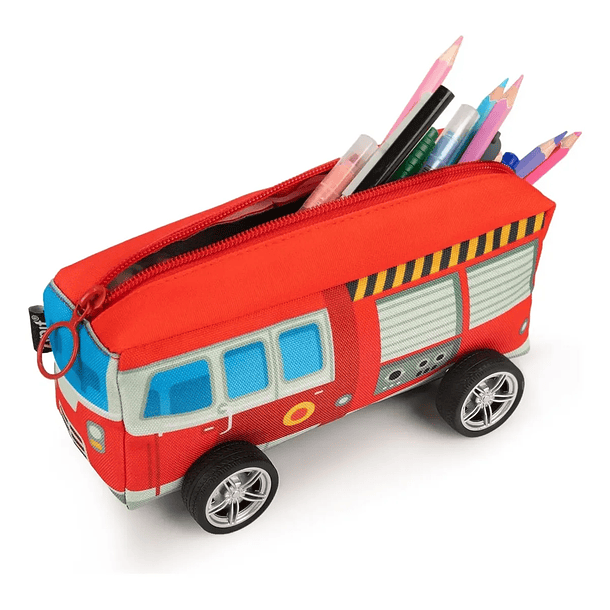ESTUCHE CARRO DE BOMBEROS FABER CASTELL ROJO 5