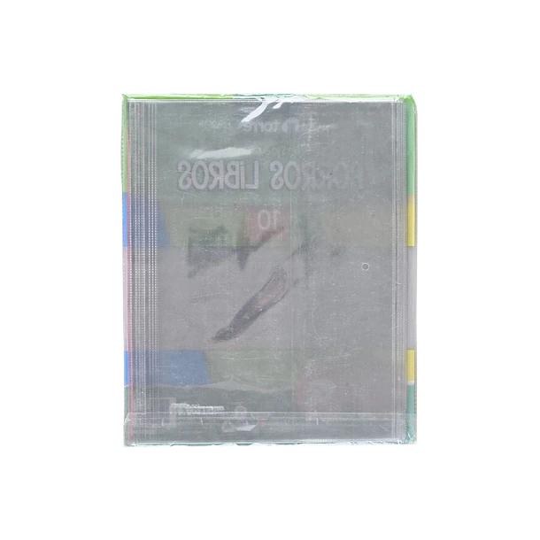 FORRO LIBROS TRANSPARENTE 10 UND TORRE PACK  3