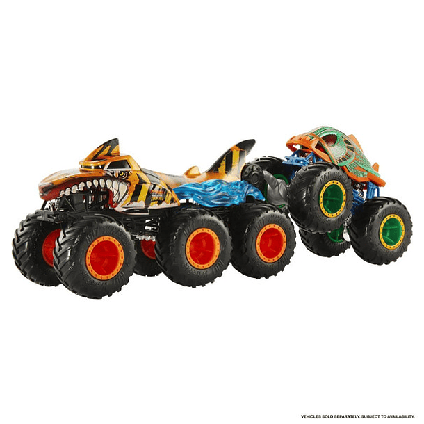 HOT WHEELS MONSTER TRUCKS BIG RIGS TIGER SHARK  3