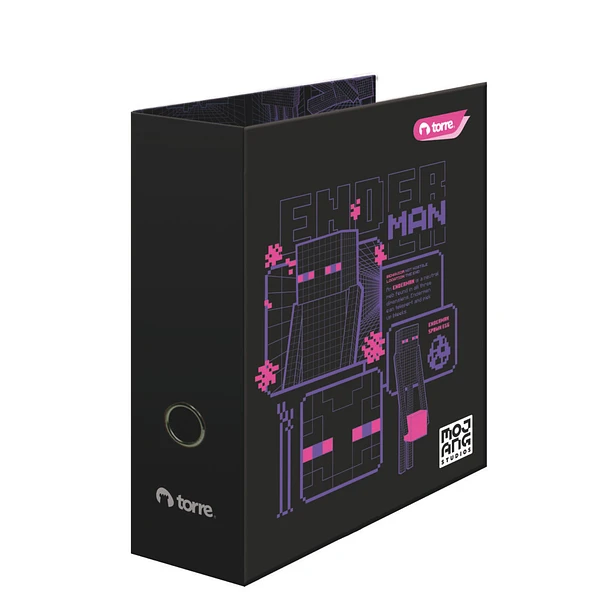 ARCHIVADOR OFICIO ANCHO MINECRAFT TORRE 1