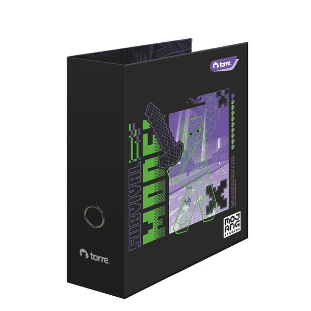 ARCHIVADOR OFICIO ANCHO MINECRAFT TORRE 2