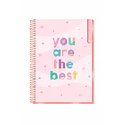 CUADERNO RHEIN S.CLASS CARTA PASTEL 120H PUNTOS 7MM 2