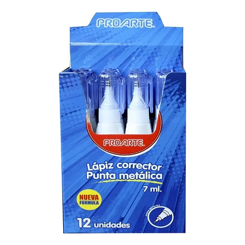 LÁPIZ CORRECTOR PROARTE PUNTA METÁLICA 7ML